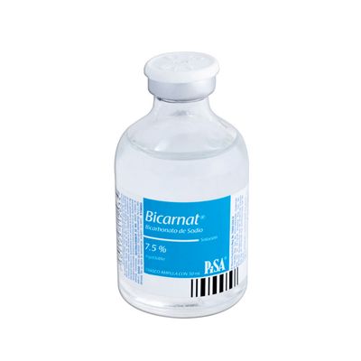 Bicarnat (Bicarbonato de Sodio) 7.5% Inyectable Frasco 50ml