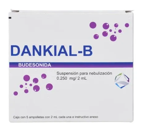 DANKIAL-B (Budesonida) 0.250/2ml p/Nebulizacion 5amp
