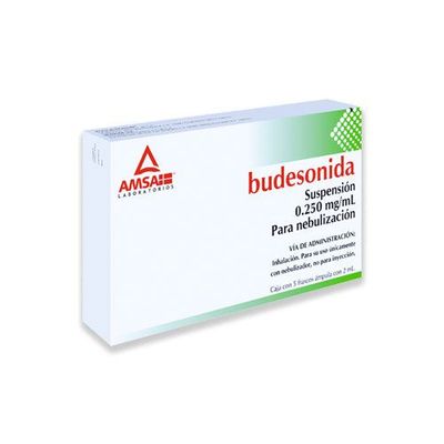 Budesonida 0.25mg/2ml p/Nebulizacion 5amp 2ml