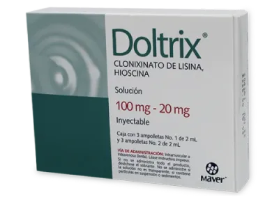 Doltrix (C.Lisina/Hioscina) 100/20mg Solucion Inyectable 3amp No.1 y 3amp No.2