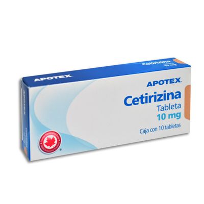 Cetirizina 10mg 10tabs