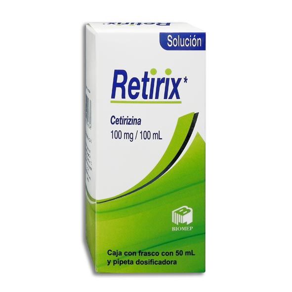 Retirix (Cetirizina) 100mg/100ml Solucion 50ml