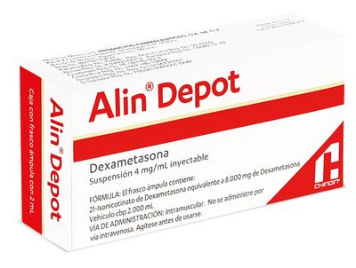 Alin Depot (Dexametasona) 4mg/ml Solucion Inyectable 1amp 2ml