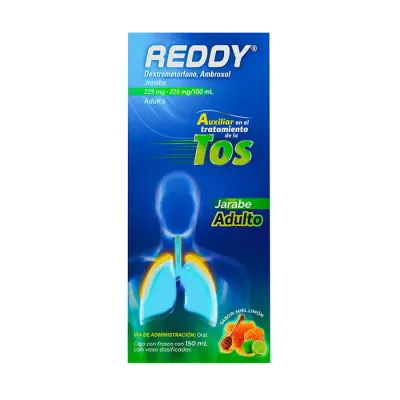 REDDY (Dextrometorfano/Ambroxol) 225-225mg/100ml Jarabe 150ml
