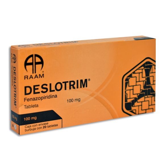 DESLOTRIM (Fenazopiridina) 100mg 20tabs