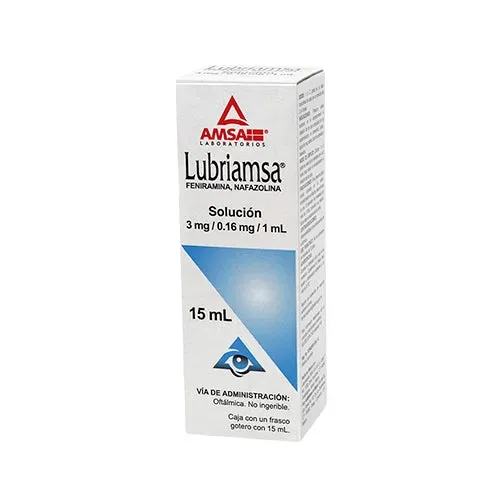 Lubriamsa (Feniramina/Nafazolina) Gotero 15ml