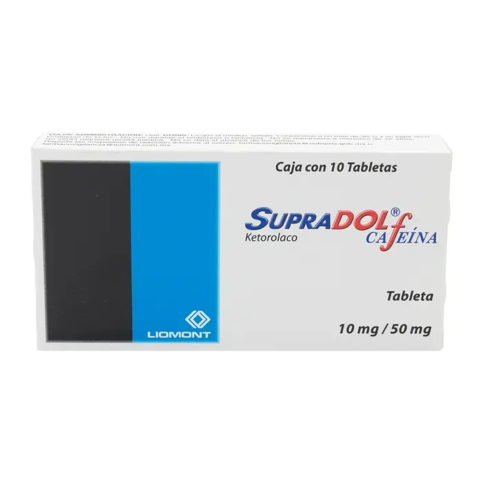 Supradol F (Ketorolaco/Cafeina) 10/50mg 10tabs