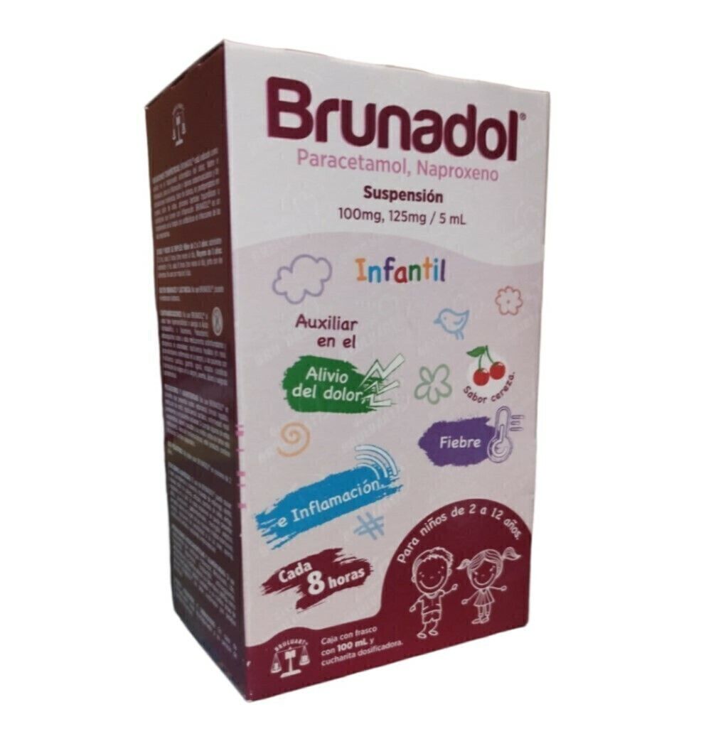 Brunadol Infantil (Paracetamol/Naproxeno) Suspension 100ml