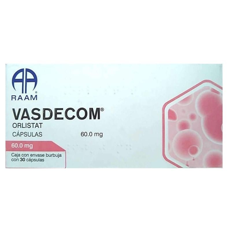 VASDECOM (Orlistat) 60mg 30caps