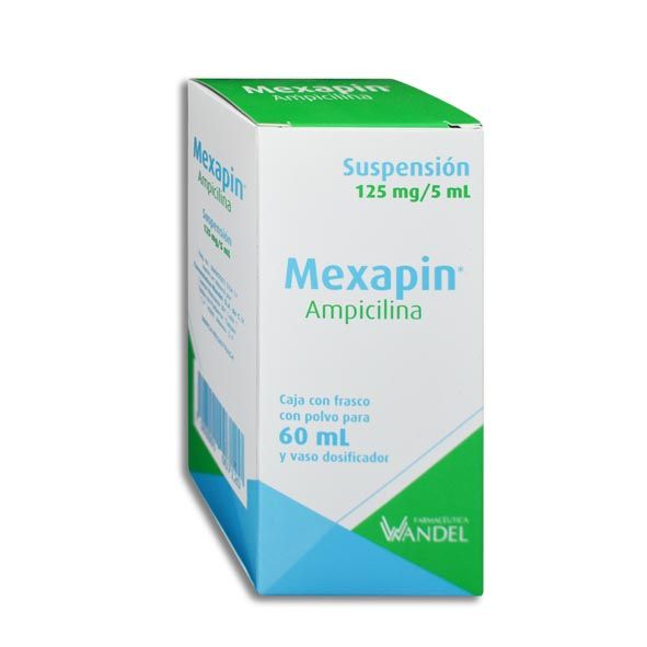 Mexapin (Ampicilina) 125mg/5ml Suspension 60ml