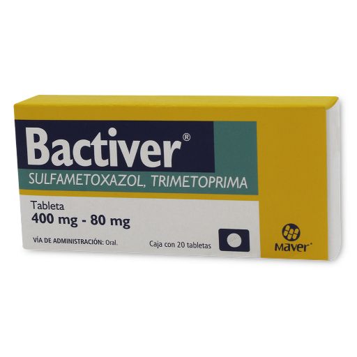 Bactiver (Sulfametoxazol/Trimetoprima) 400mg/80mg 20tabs