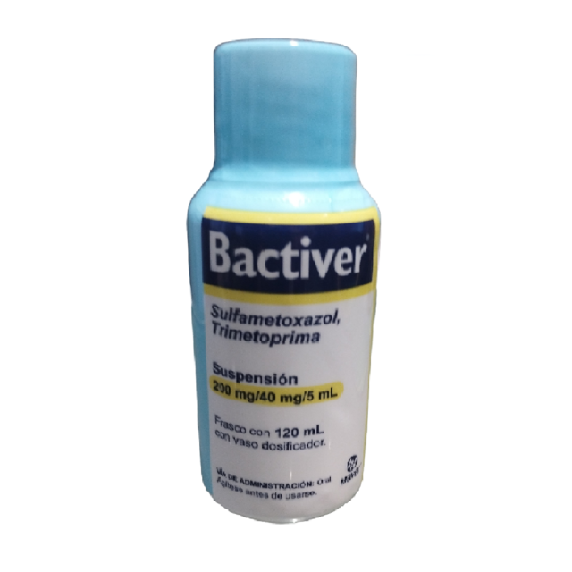 Bactiver (Sulfametoxazol/Trimetoprina) 200mg-40mg/5ml Suspension 120ml