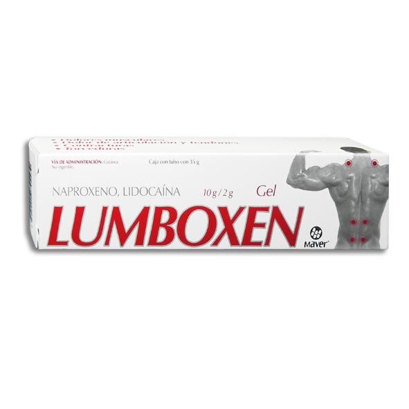 LUMBOXEN (Naproxeno/Lidocaina) 10g/2g Gel 35g