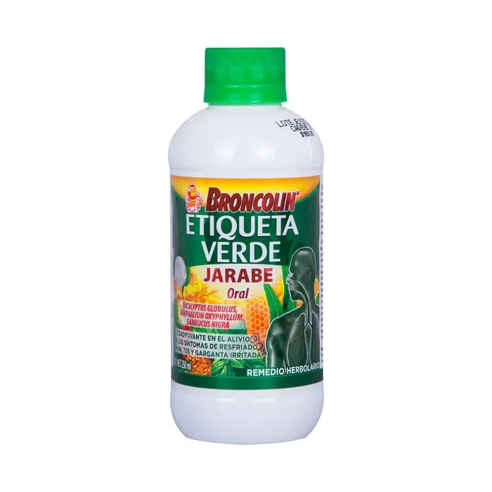 Broncolin Etiqueta Verde Jarabe 250ml