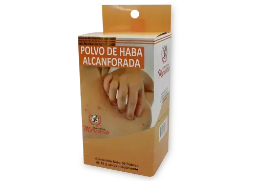 Polvo de Haba Alcanforada 10g 50 Sobres