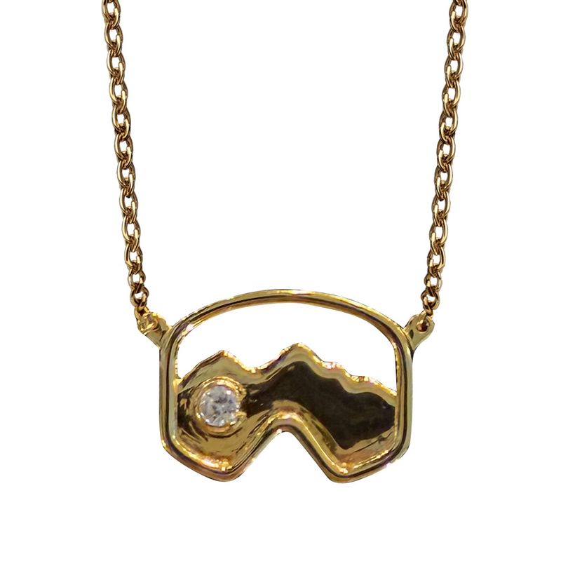 Colisco Mountains Colorado II Necklace, 18k Gold Necklace for Women 10046