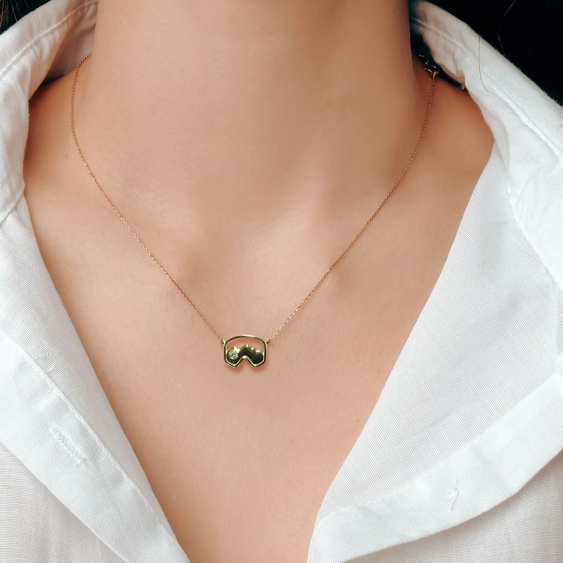Colisco Colorado Mountains II Necklace, Gold