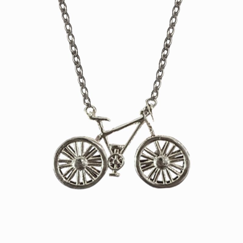 Colisco Bike Necklace, White Gold