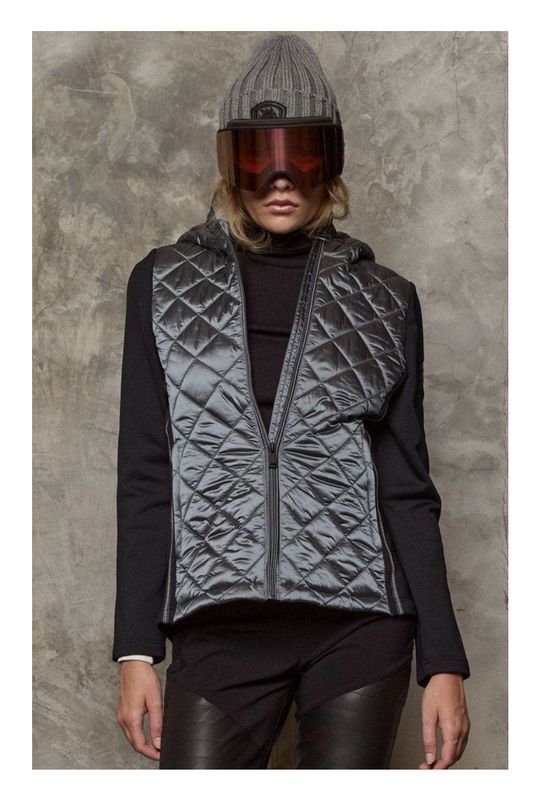 Meadow Hybrid Hoodie Jacket | Petrol 153663