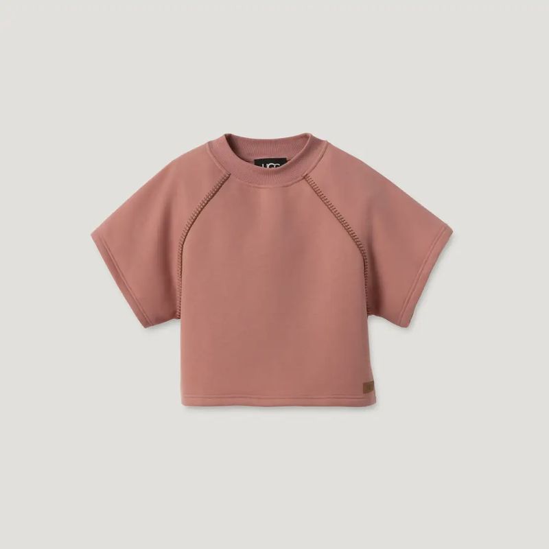 Women&#39;s Classic Short Sleeve Crewneck Pink Dawn 164824