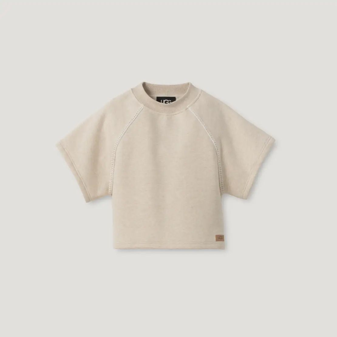 Women&#39;s Classic Short Sleeve Crewneck Sand Heather, Color: Sand Heather, Size: S