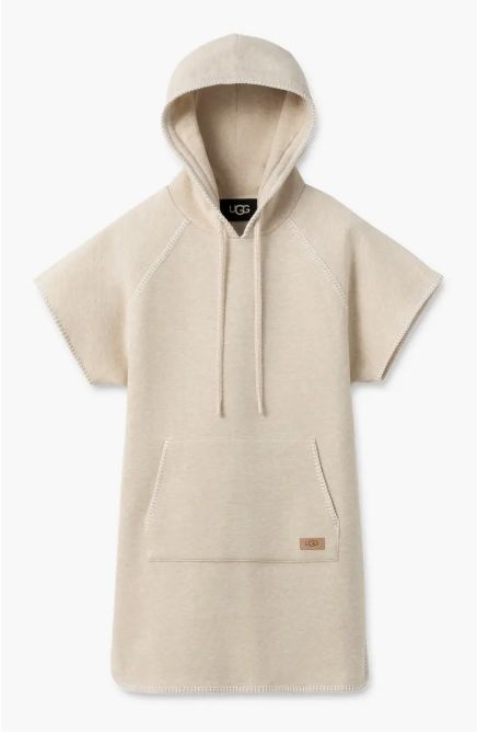 Women's Classic Hoodie Dress Sand Heather 164843, Color: Sand Heather, Size: XS
