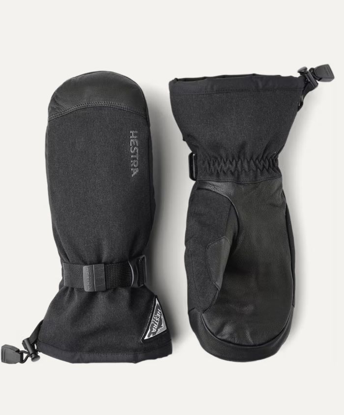 Powder Gauntlet Mittens Black 140857