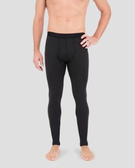 Men's TERRAMAR 2.0 Thermapeak 2-Layer Baselayer Bottoms BLACK Pants #W8361 161834