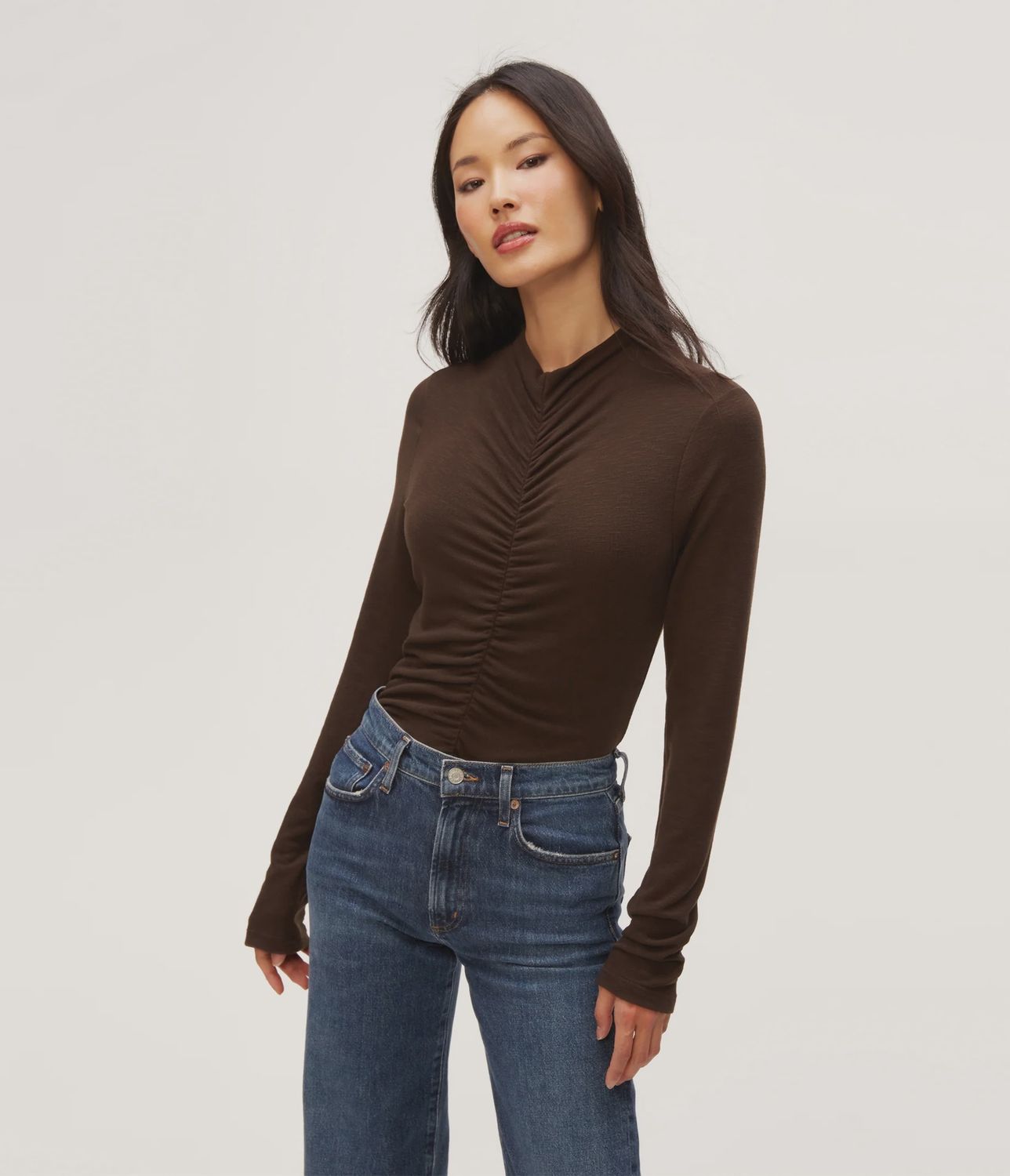 Evelyn Ruched Top. 162637