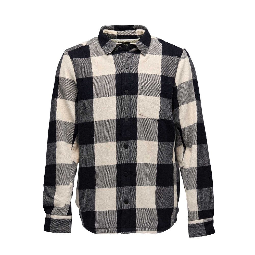Men&#39;s Project Lined Flannel Black White