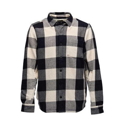 Men's Project Lined Flannel Black White