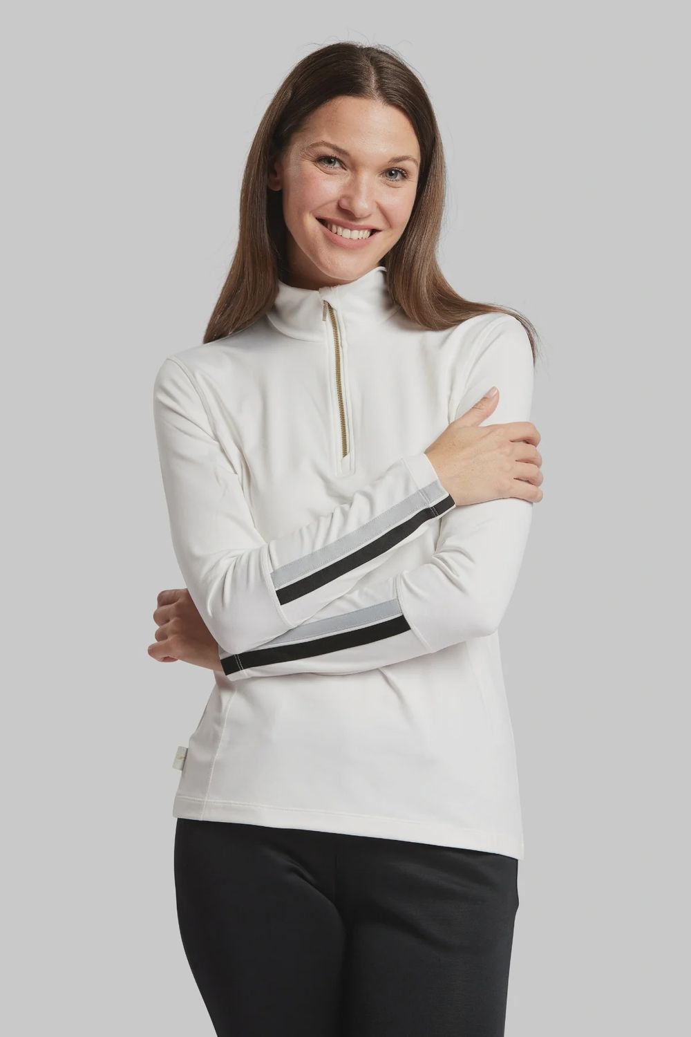 ISABELLA Half-Zip Top  C 162566
