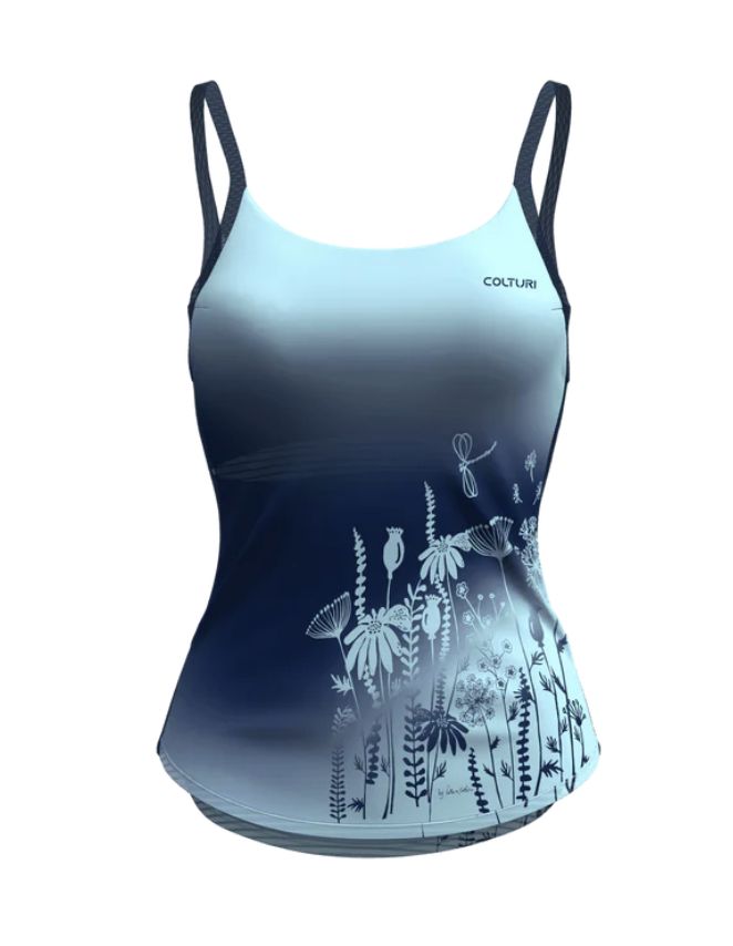 Top Shiny Lake 13629, Color: Lake, Size: XS