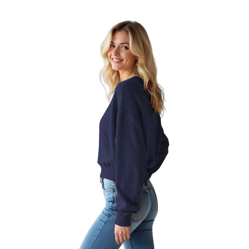 Colisco's 100% Pure Cashmere Crew Neck Sweater, Pink Heather