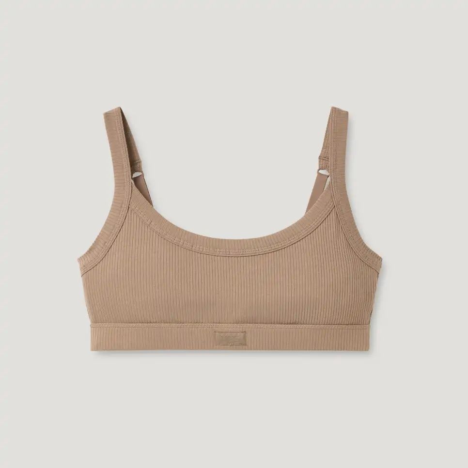 UGG Women&#39;s Tesia Bralette Rib, Silver Taupe, Color: Silver Taupe, Size: Small