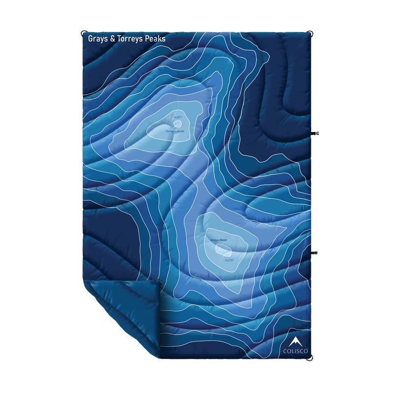 COLISCO Grays &amp; Torreys Peaks Poly Eco-Performance Blanket - 52&quot;x75&quot; 164234