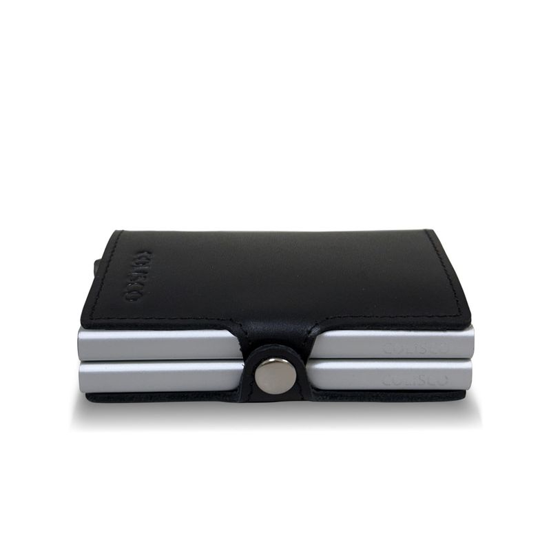 RFID Double Wallet, Black