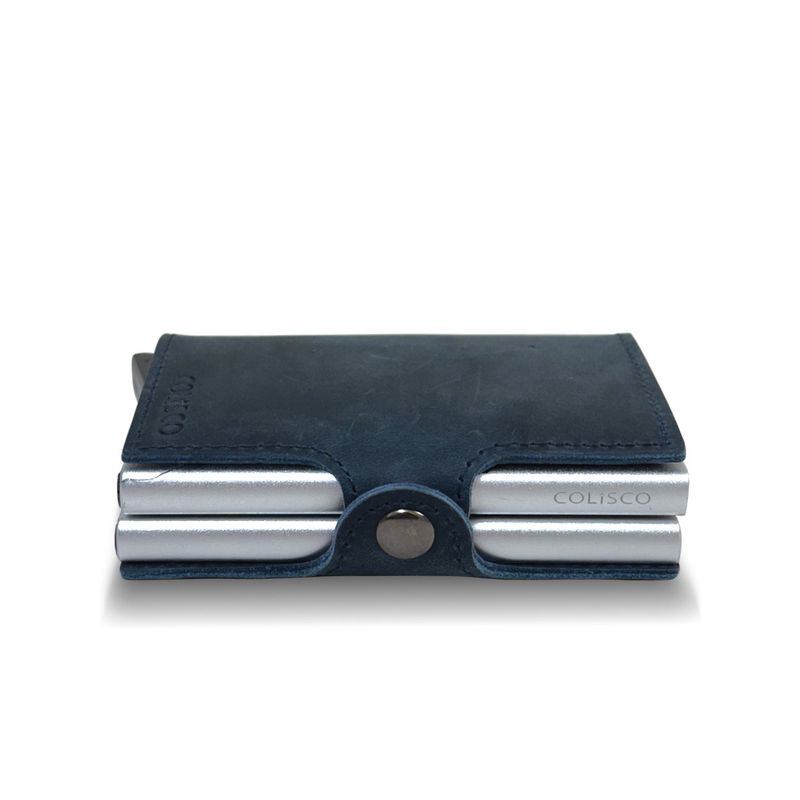 RFID Double Wallet, Navy
