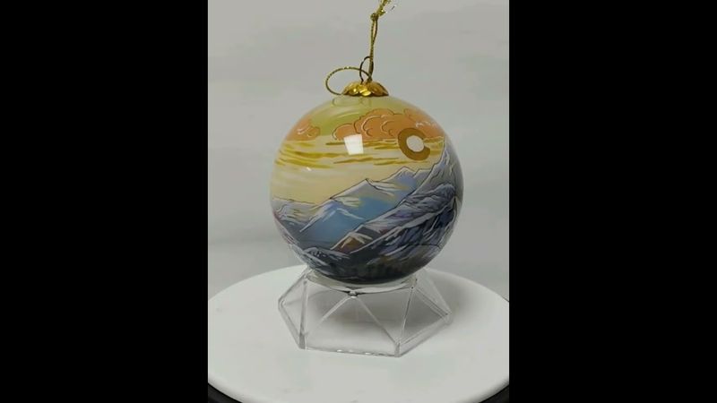 Colisco Ornament Colorado Rocky Mountain Peak