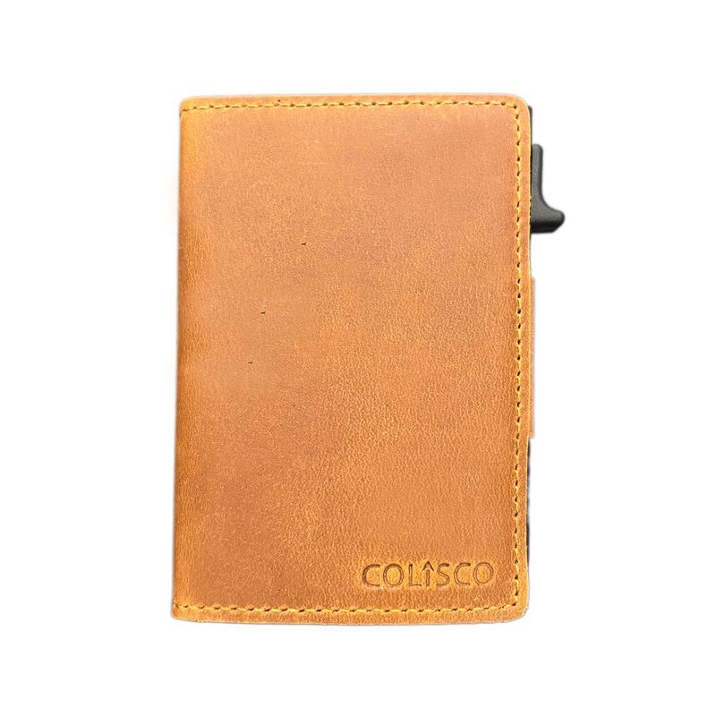Colisco RFID Wallet Airtag, Brown