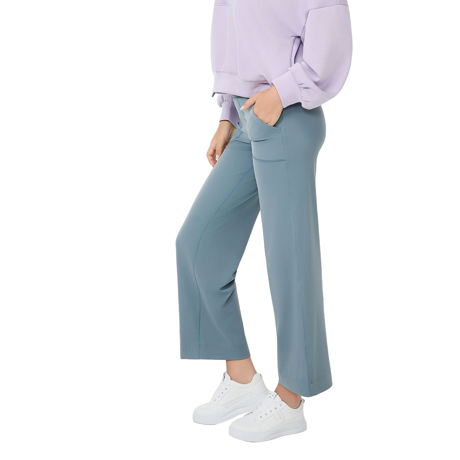 Colisco Flared Pant Dusty Blue, Color: Dusty Blue, Size: 4