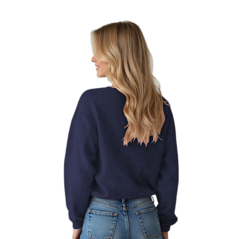 Colisco's 100% Pure Cashmere Crew Neck Sweater, Navy