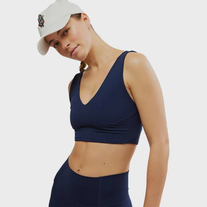 Women&#39;s Never Better Cropped Cami, Color: Midnight Navy, Size: S