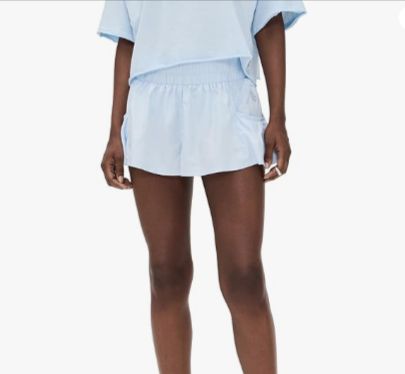 Free People Women&#39;s Get Your Flirt on Shorts_17734, Color: Baseline Blue, Size: S