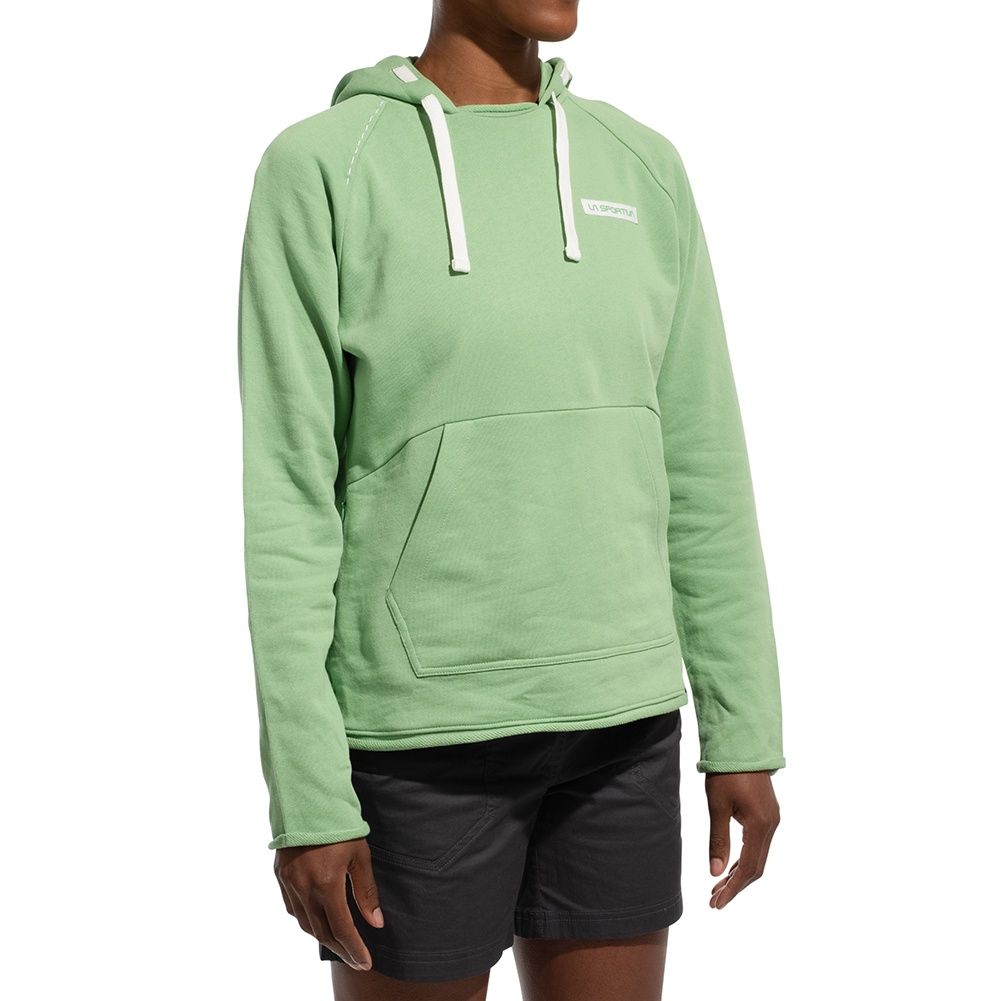 LA Sportiva Women&#39;s Telendos Hoodie, Color: Aspen Green, Size: S