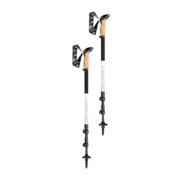 LEKI Cressida Cork Lite Adjustable Hiking Poles_18171, Color: Multi, Size: 90-125 cm