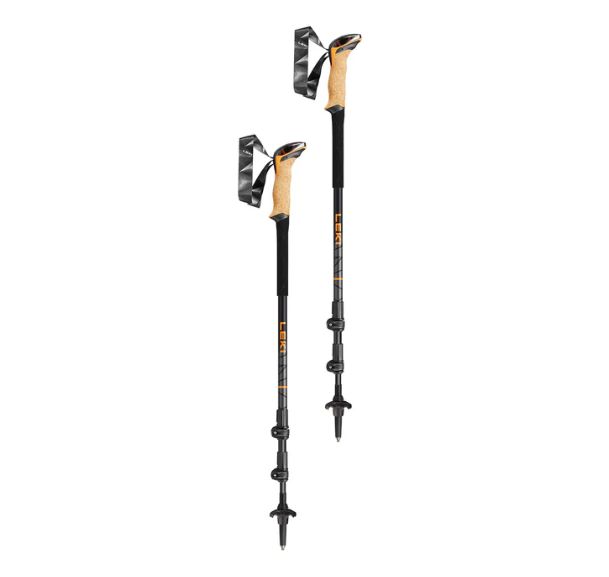 LEKI Makalu Cork Lite Adjustable Trekking Poles_18187, Color: Multi, Size: 100-135 cm