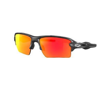 Flak 2.0 XL Sunglasses, Matte Black Camo, Color: Prizm Ruby, Size: O/S