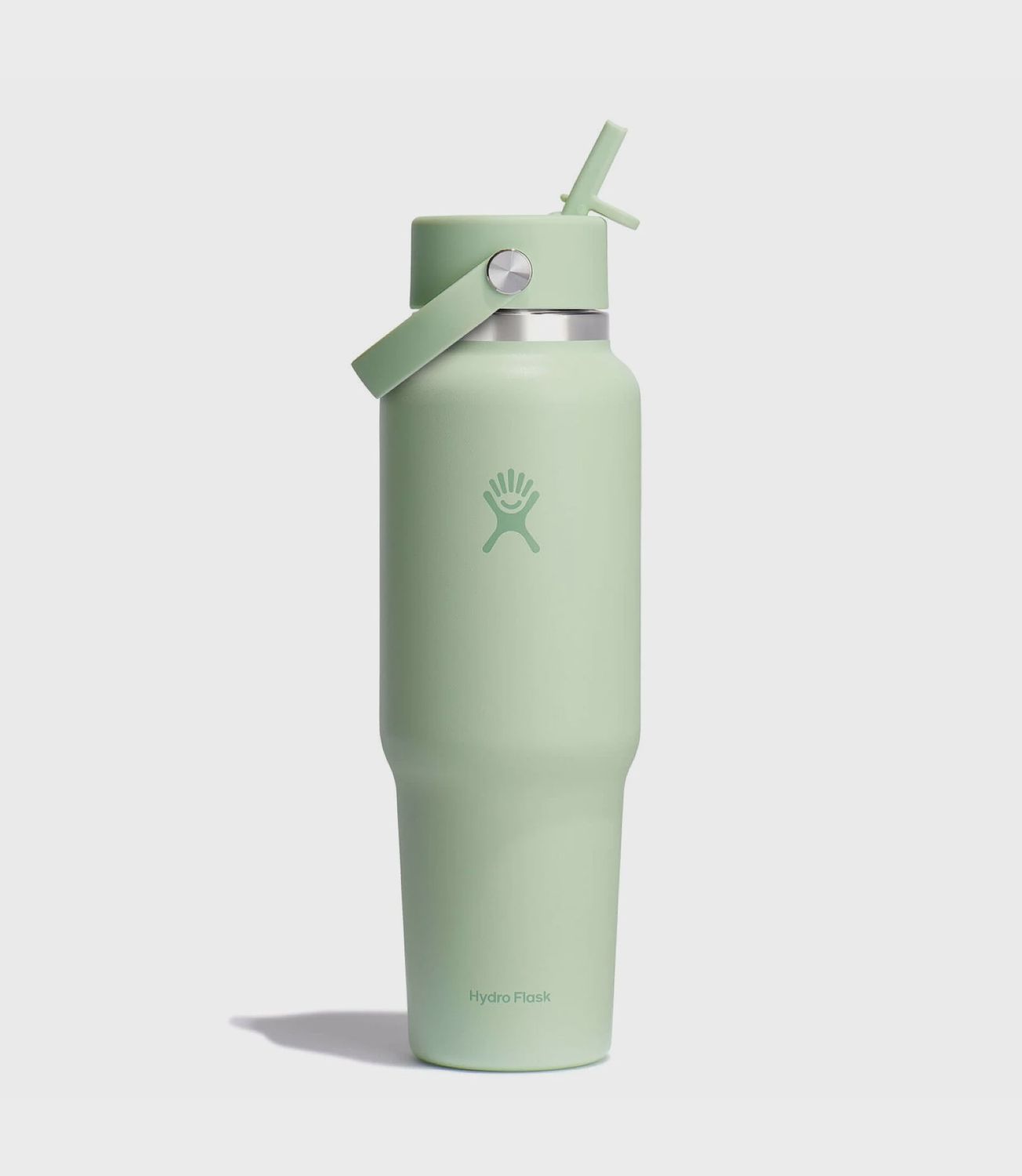 Hydro Flask 40 Oz Wide Flex Straw Travel Bottle_18565, Color: Aloe, Size: O/S