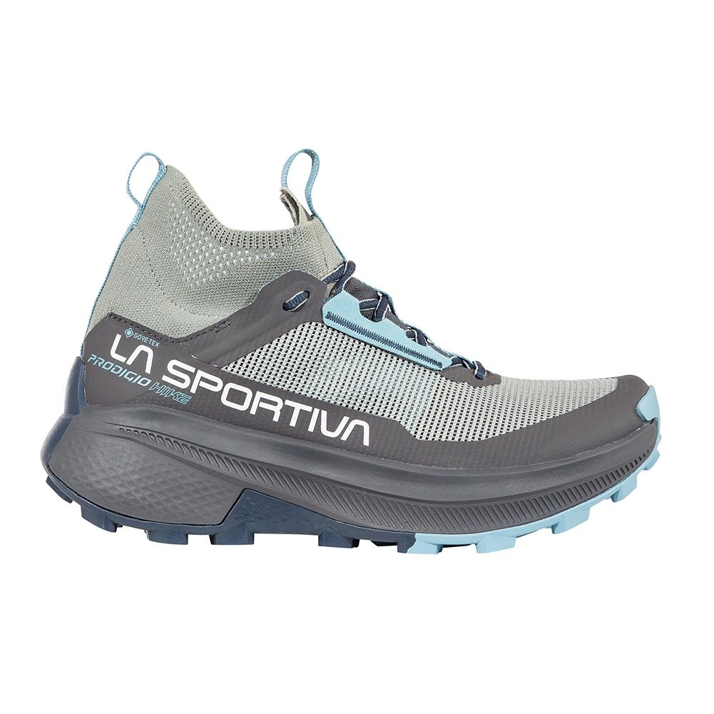 Prodigio Hike GTX Mountain Running Shoes, Color: Light Grey/Onyx, Size: 37